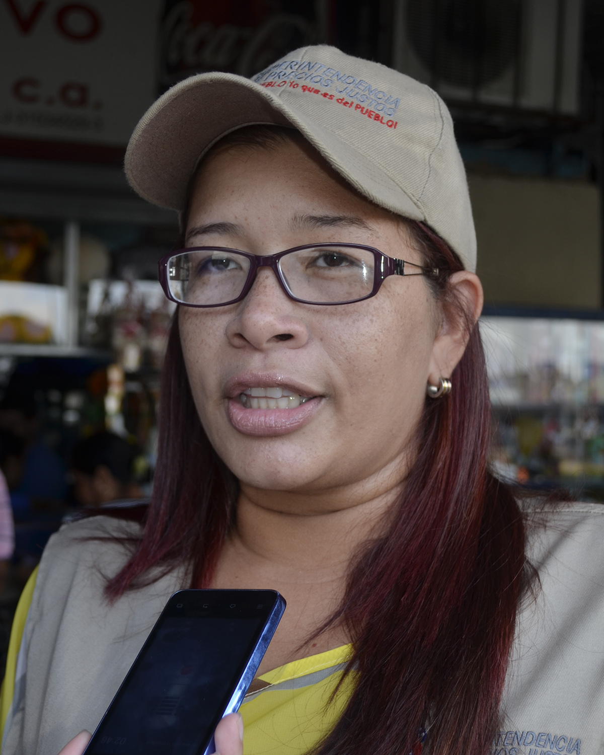 Aura La Rosa, directora del SUNDDE brindó detalles del trabajo que en articulación se estará haciendo en el terminal de Heres y el resto del estado